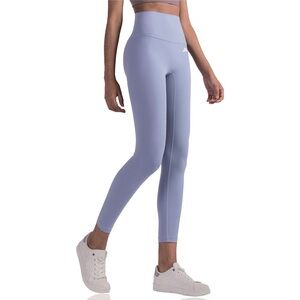 Stylish Blue High-Waisted Leggings